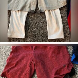 Boys old navy shorts with built in legging , 3 pairs